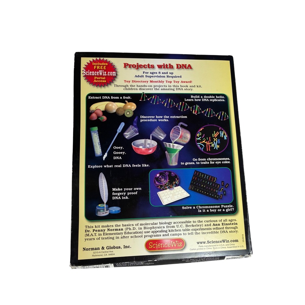 ScienceWiz DNA Cells Chromosomes & Genes Science Book & Learning STEM Kit - Picture 2 of 4